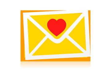 Envelope design icon