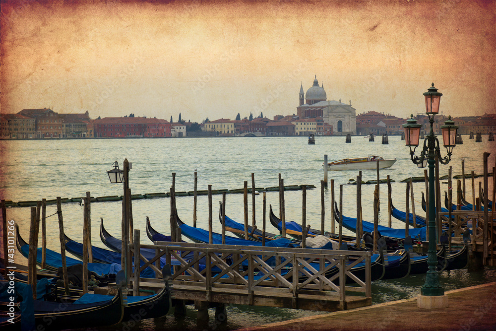 Poster landscape of venice