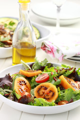 Salad with tamarillos
