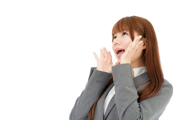 Beautiful business woman. Portrait of asian.