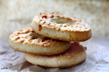 Three biscuits