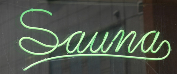 Sauna Sign