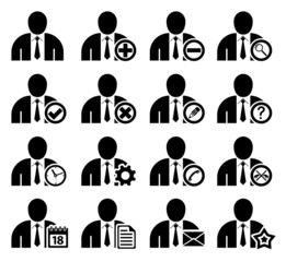 Management and administration icons