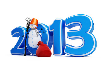 snowmen new year 2013