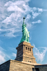 Fototapeta premium American Statue of Liberty-Liberty Island-Manhattan
