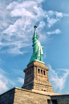 American Statue of Liberty-Liberty Island-Manhattan