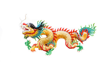 Chinese style dragon statue