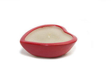 свеча в форме сердца