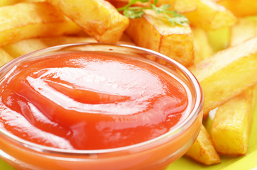 Ketchup closeup