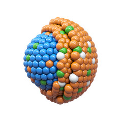 Nano particles cross section