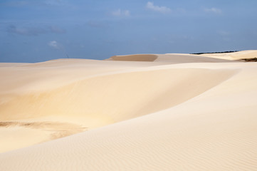 Sand dunes of the Lencois Maranheses in Brazil