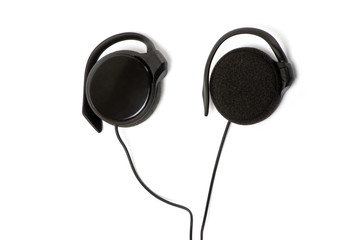 earphones isolated on white