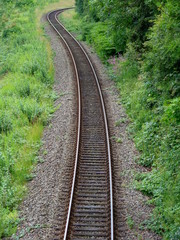 Obraz premium Gleise für Züge oder Bummelbahn