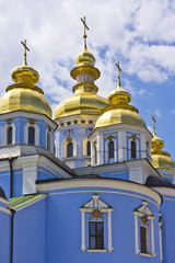 Fototapeta na wymiar Saint Michael's Golden-Domed Cathedral in Kyiv, Ukraine