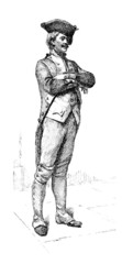 Fototapeta na wymiar Sergeant - 19th century