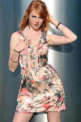 Sexy Blick und Minikleid