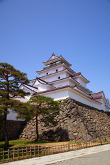 Aizu Wakamatsu Castle, Fukushima, Japan