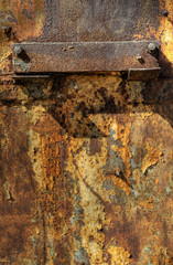 Texture of oxidized metal plate