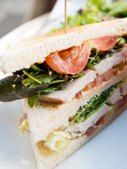 Sandwich with chicken