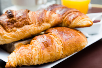 fresh croissant