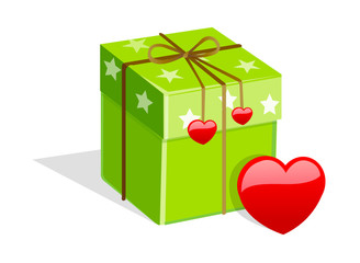 vector icon gift box