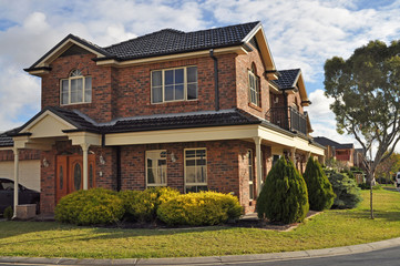 Fototapeta na wymiar Elewacja zewnętrzna część australijskiego domu