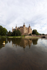 Fototapeta na wymiar Schloss Schwerin, Sitz des Landtags
