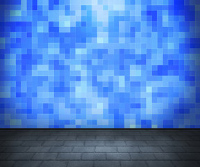 Blue Tiled Interior