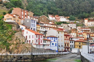 Cudillero, fishing village in Asturias (Spain)