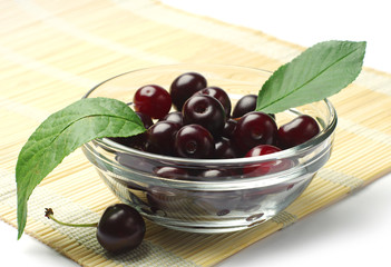 Ripe cherry berries