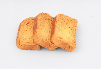 rusk group isolated on white background