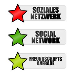 button stern soziales netzwerk I