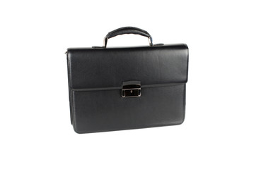 black briefcase