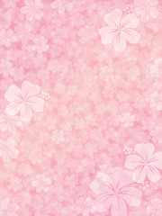 ハイビスカス模様