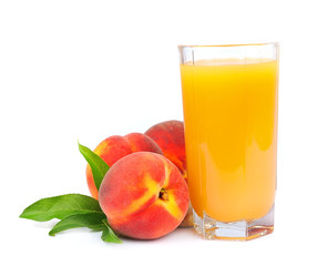 peaches juice and sweet peaches