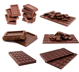 set of chocolate
