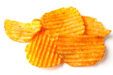 Pile of crisps