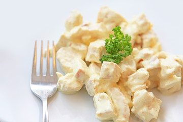 Poulet-Curry-Salat