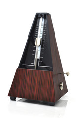 metronome on white background