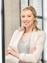 happy and smiling woman