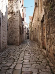 Wall murals Narrow Alley Beauty old narrow alley in UNESCO town, Trogir