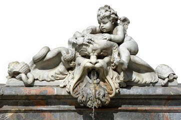 Fountain of Neptune (detail 1) Piazza Navona, Rome