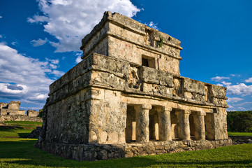 temple of frescoes, tulum, mexico