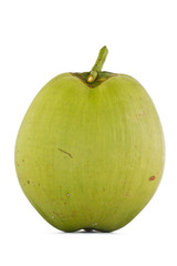 Coconut Fruit on white background.