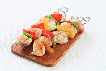 Chicken skewers