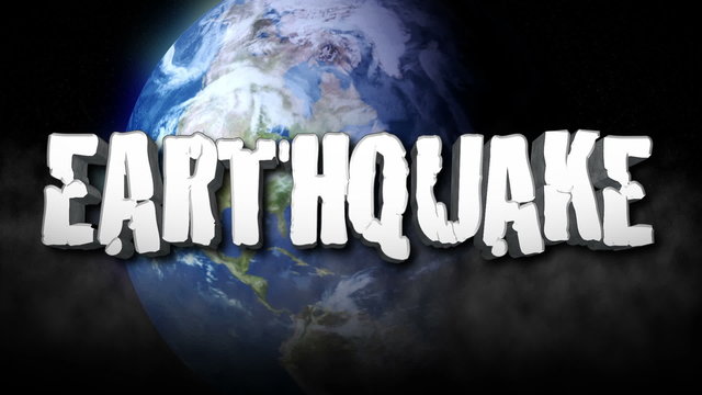 Earthquake Title 3D