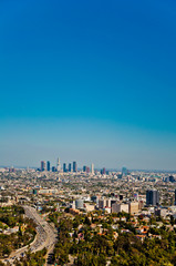 Naklejka na ściany i meble Los Angeles wieżowce