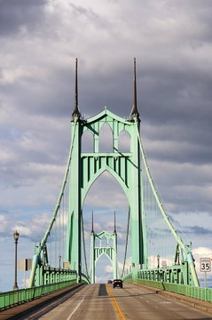 Beautiful St. Johns Historic Bridge