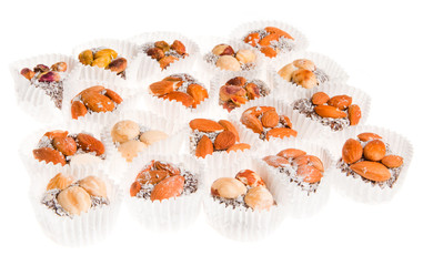 Variety of sweets turkish