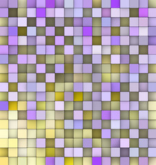 3d backdrop in different shades yellow purple